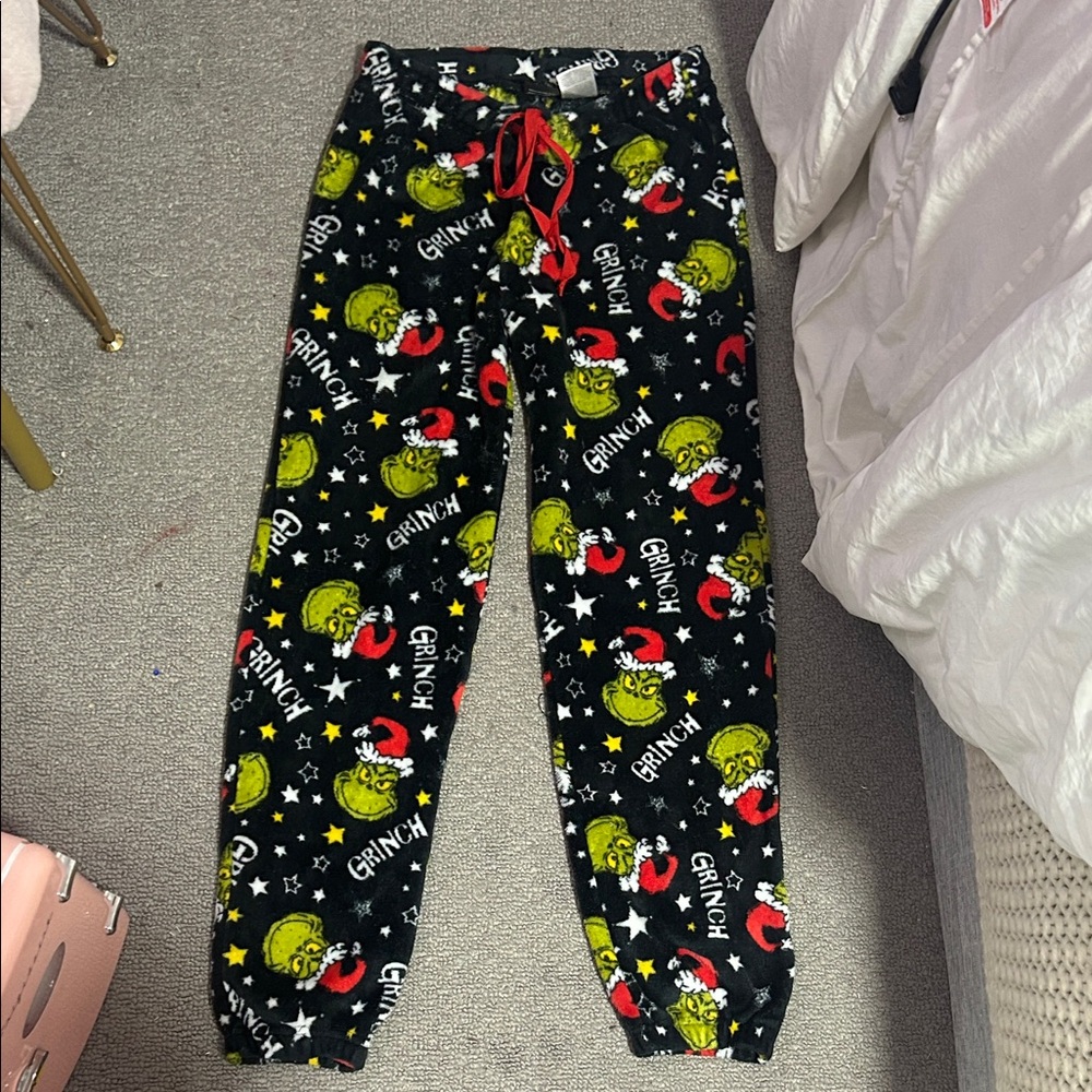 Grinch Themed Pajama Pants